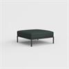 Houe Level loungesofa - fodskammel - med alpine green sunbrella heritage hynder 